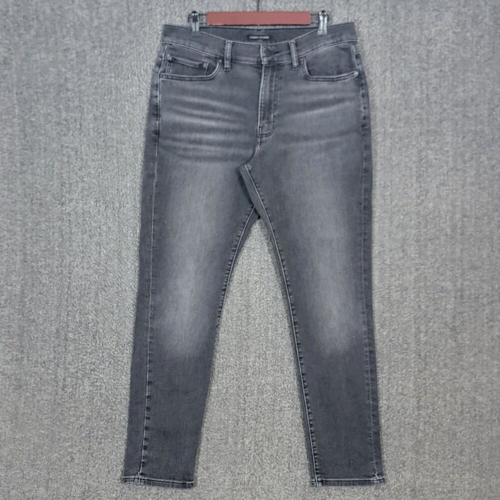 Lucky Brand 411 Athletic Taper Jeans Mens 32x28* Faded Black Advanced Stretch